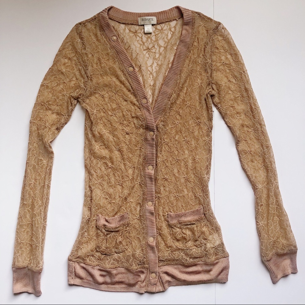 Rodarte for Target Lace See-through Cardigan